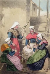 Auvernia, Hilanderas de Royat
